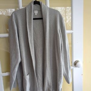 Gray JCrew Factory cardigan